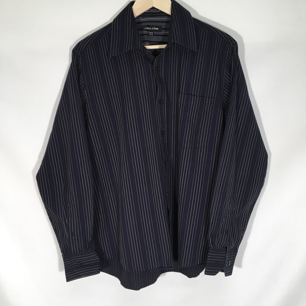Linea Dome Mens Size Medium 15.5-16 Long Sleeve